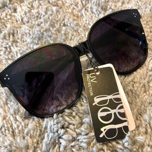 Sale🎉 Black UV Protection Oversized Sunglasses